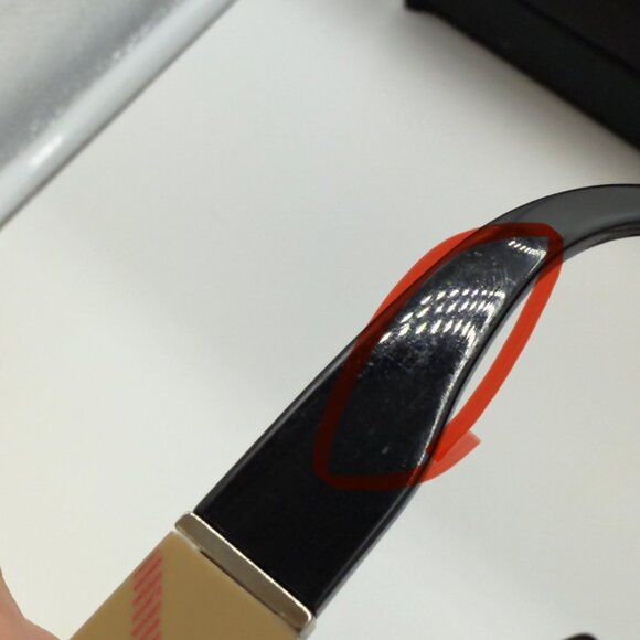 Burberry Sunglasses B4160 3433/8G Black Nova Check Frame Grey Gradient Lens NOTE - Picture 12 of 14